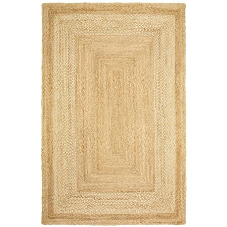 Palacedesigns 5 x 8 ft. Classic Tan Bordered Area Rug PA2473019